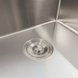 Кухонна мийка 50*50 нержавійка handmade (товщина сталі 3,0/1,5), круглий сифон, врізна SP000045348 фото 3