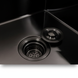 Кухонна мийка CM 65*50 R чорна PVD handmade (круглий сифон 3,0/0,8) CM_6550_30_08_PVD фото 3